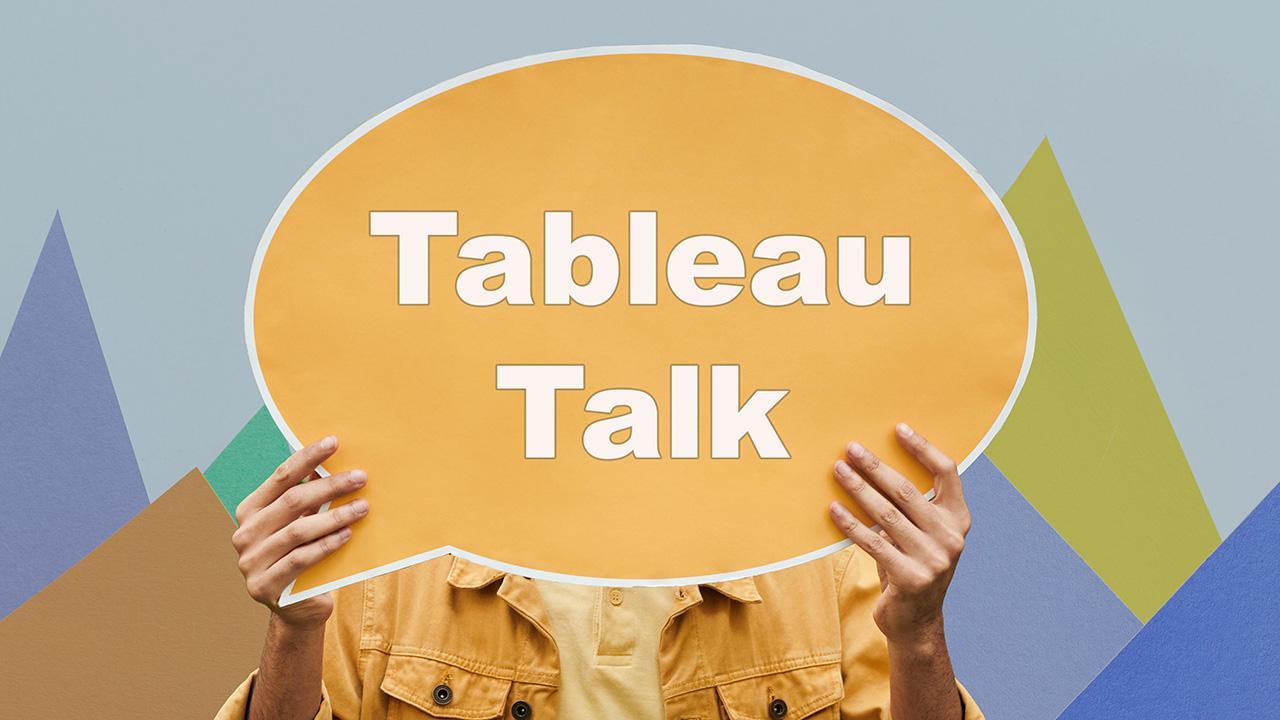 Tableau Talk event primary image banner.